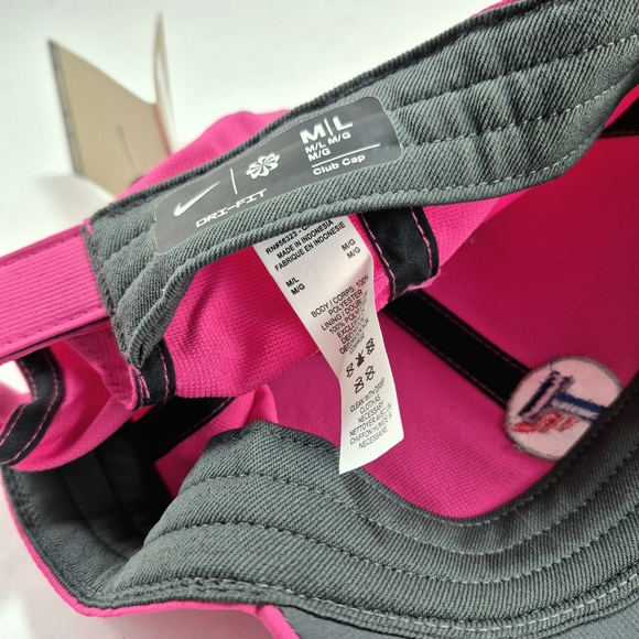NWT Nike Titan Breast Cancer Awareness Pink Adjustable Hat Cap Hat - Picture 9 of 11